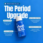 Moonbliss Natural Period Wellness Shots | Menstrual Comfort Drink | Supports Cramps, Bloating, Mood & Energy | 12 Herbs (Pack of 5 Bottles)
